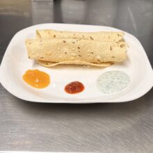 1. Papadam vegan (bord)
