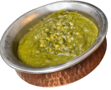 8. Dal Palak vegetarisk /Vegan (medelstark)