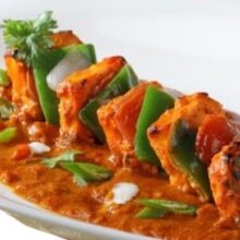 50. paneer tikka masala (bord) Vegetarisk (Medelstark)