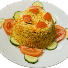 70. Kyckling biryani (medelstark)