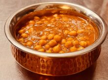 6. Channa Masala Vegan (medelstark)