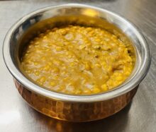 7. Dal fry vegan